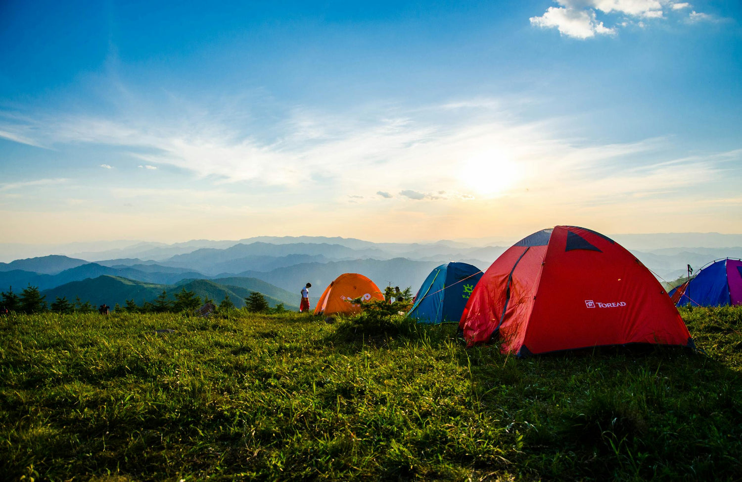 Camping en diferentes estaciones del año