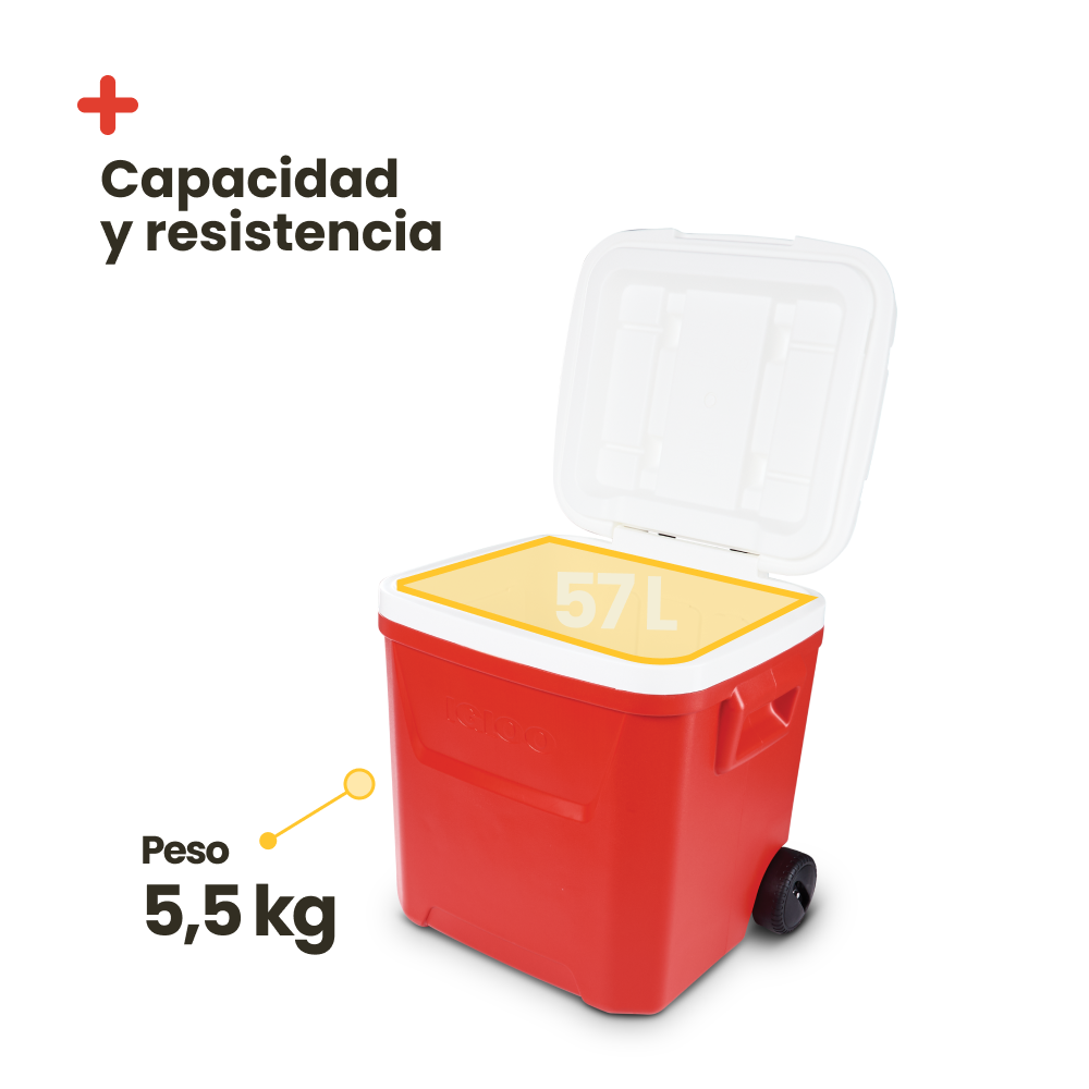 IGLOO LAGUNA 60 ROLLER ROJA