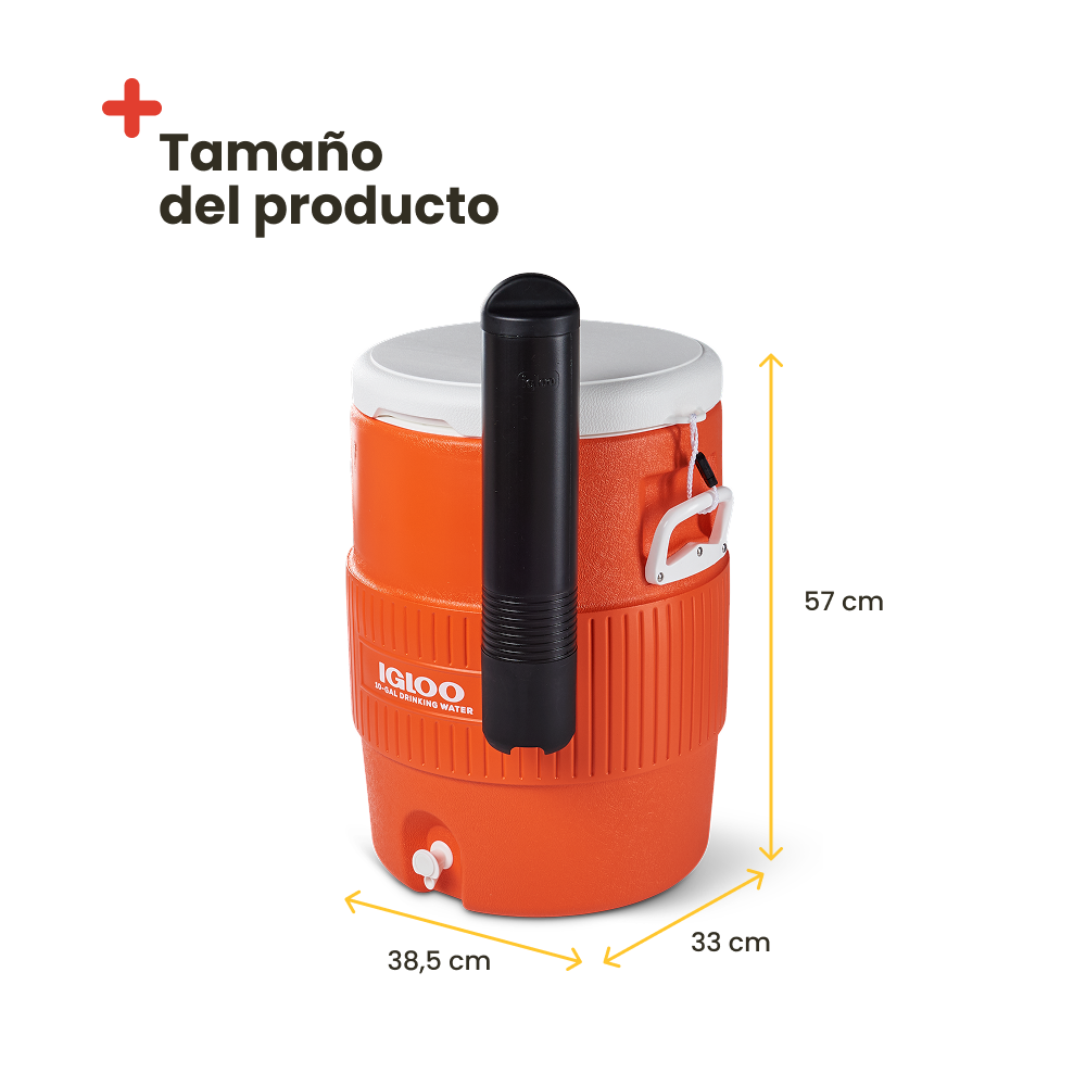 Termo IGLOO SEAT TOP 37,9 litros con dispensador de vasos