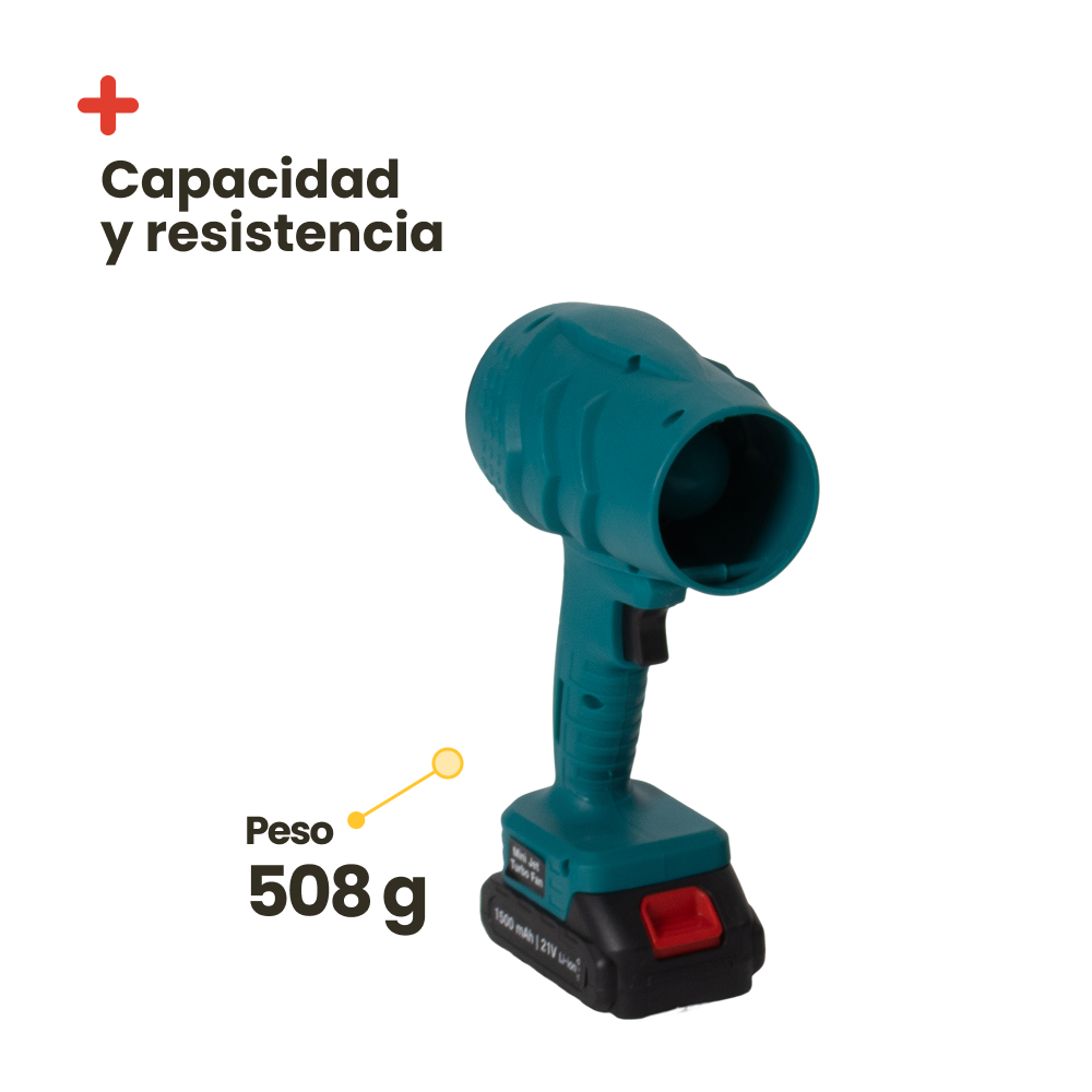 Turbo soplador-limpiador. Azul