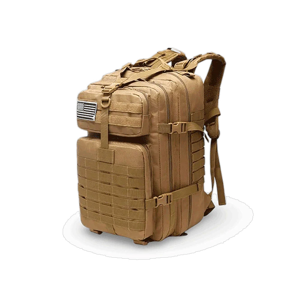 Mochila Táctica estilo Militar. 56L Beige