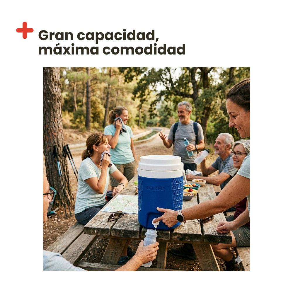 Termo Igloo Sport con capacidad 7,5L Azul