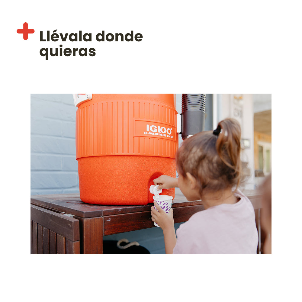 Termo IGLOO SEAT TOP 37,9 litros con dispensador de vasos