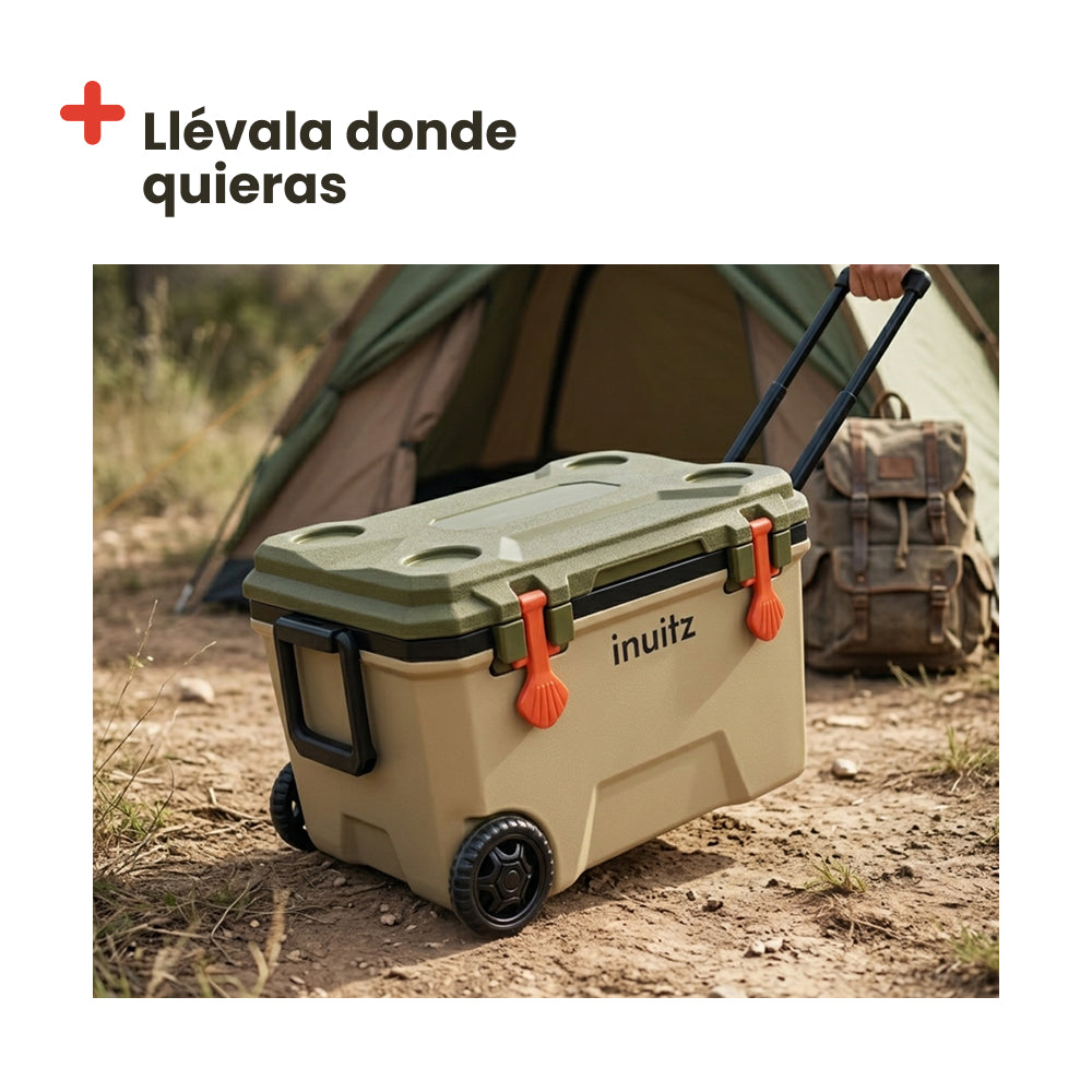 Nevera Portátil con Ruedas INUITZ Explorer 36 Litros Roller