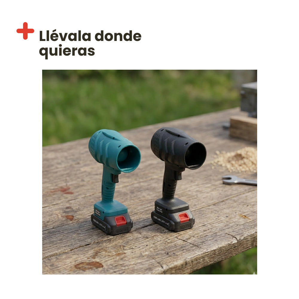 Turbo soplador-limpiador. Azul