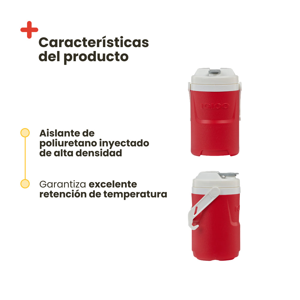 Termo Igloo Sport de 2 Litros Azul y Rojo