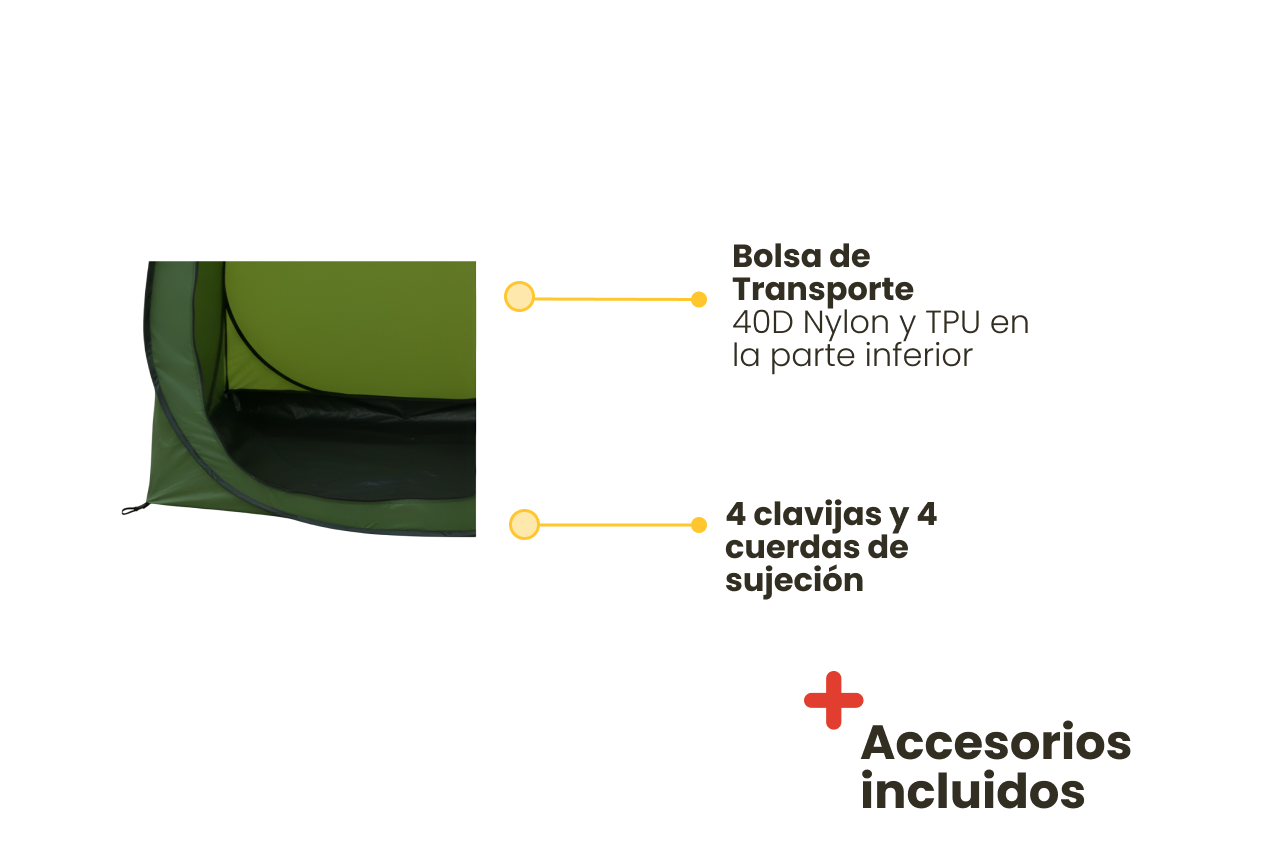 Cabina ducha exterior Accesorios incluidos