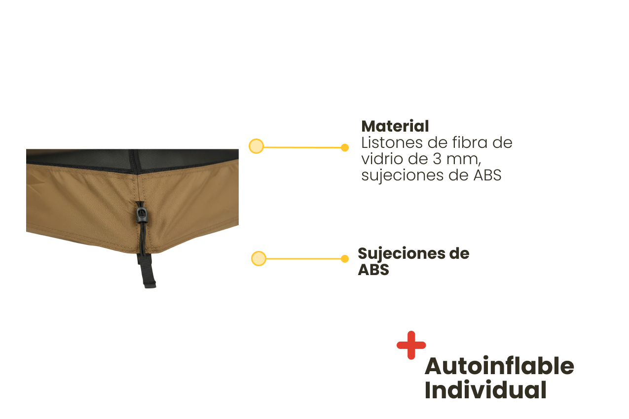 Tienda de campaña individual ultraligera - Camping