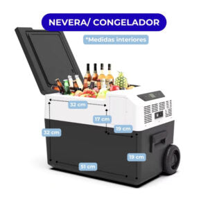 nevera/congelador 30l dimensiones inuitz
