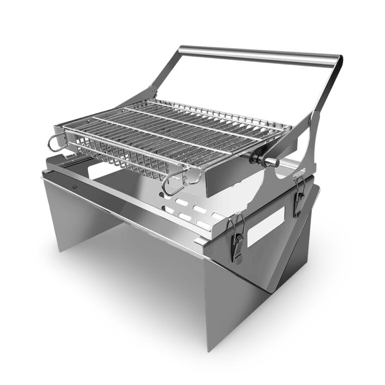 barbacoa de carbon portatil
