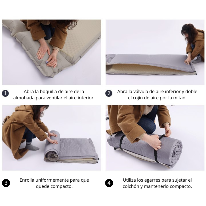Instrucciones colchoneta autohinchable