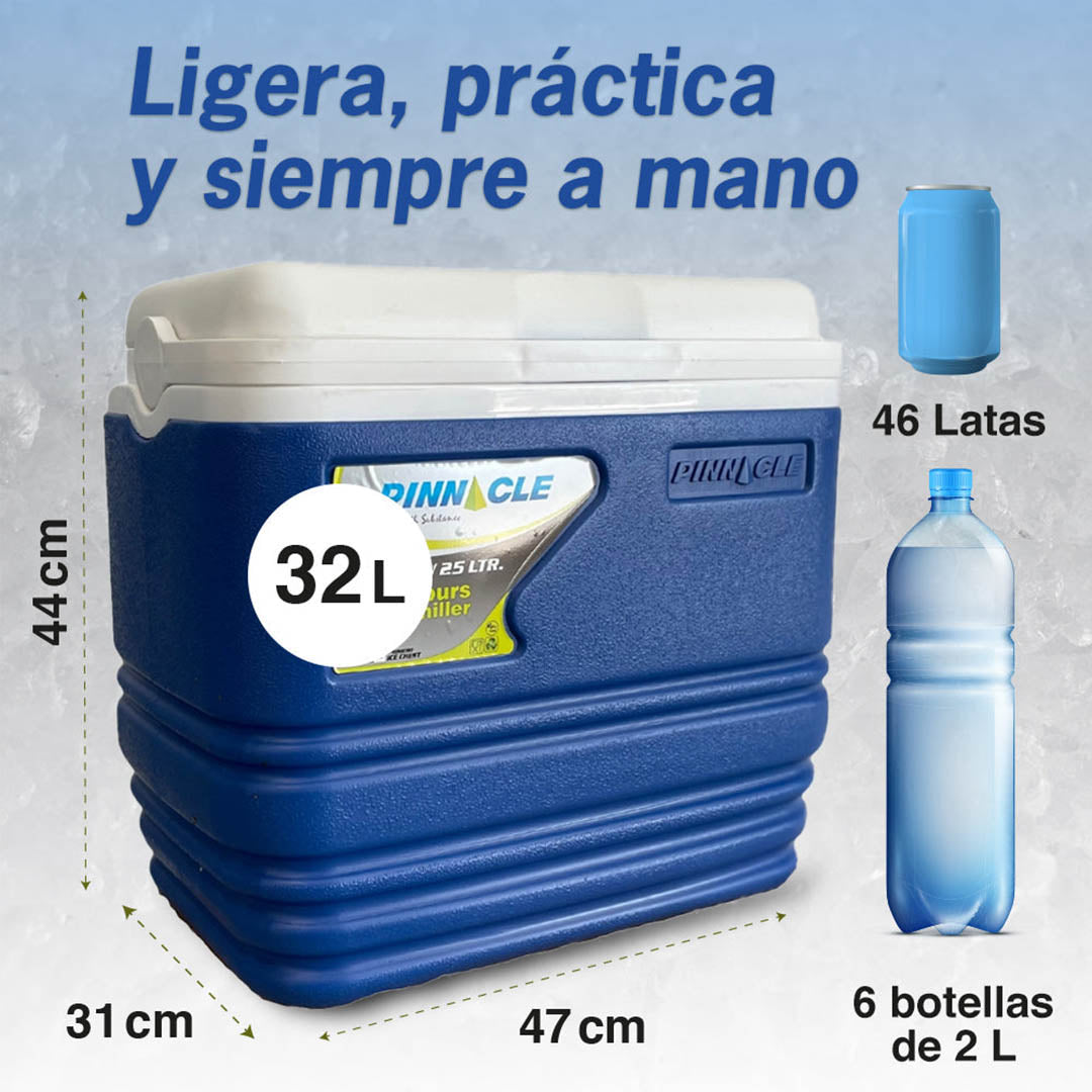 nevera portatil pinnacle 2 litros medidas
