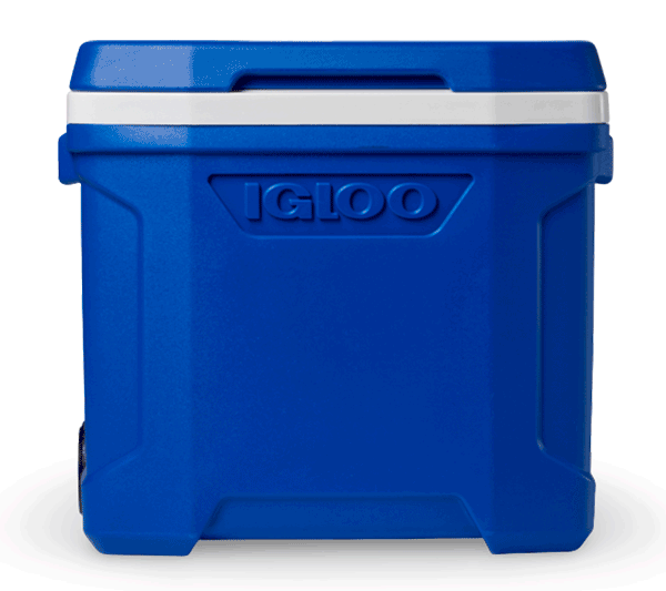 Frontal nevera con ruedas igloo 26L