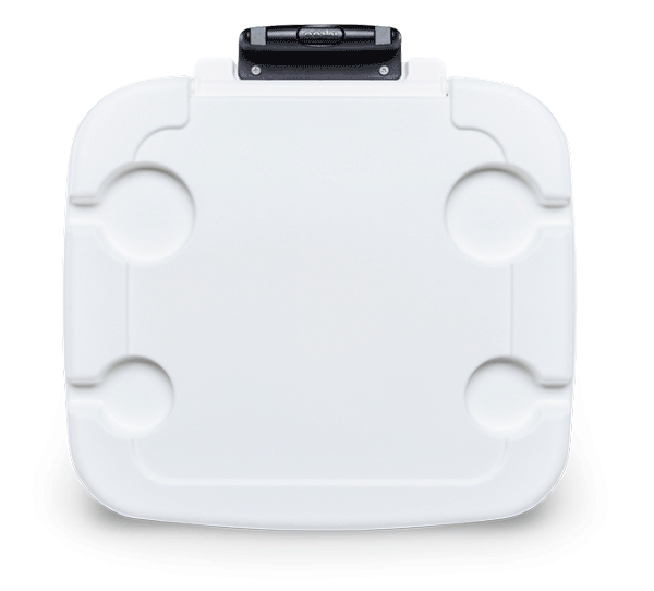 nevera con ruedas igloo 57 litros azul posavasos