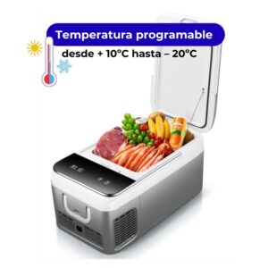 nevera/congelador electrica 18L temperatura