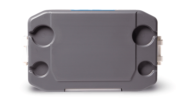 nevera portatil igloo 49 litros azul posavasos