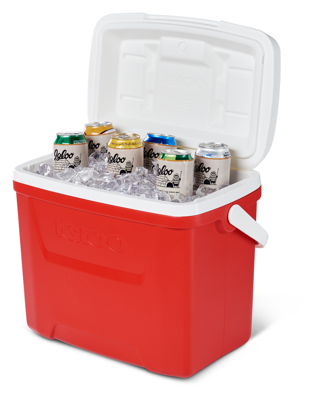 nevera portatil laguna 28L roja igloo