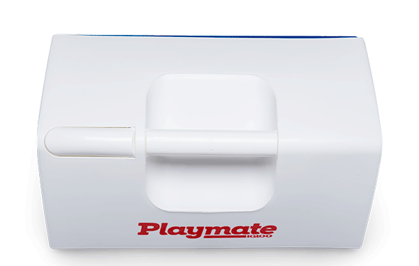 nevera portatil igloo playmate pequeña 12 litros azul superior