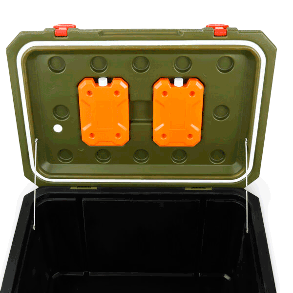 nevera portatil inuitz con ruedas 68 litros interior