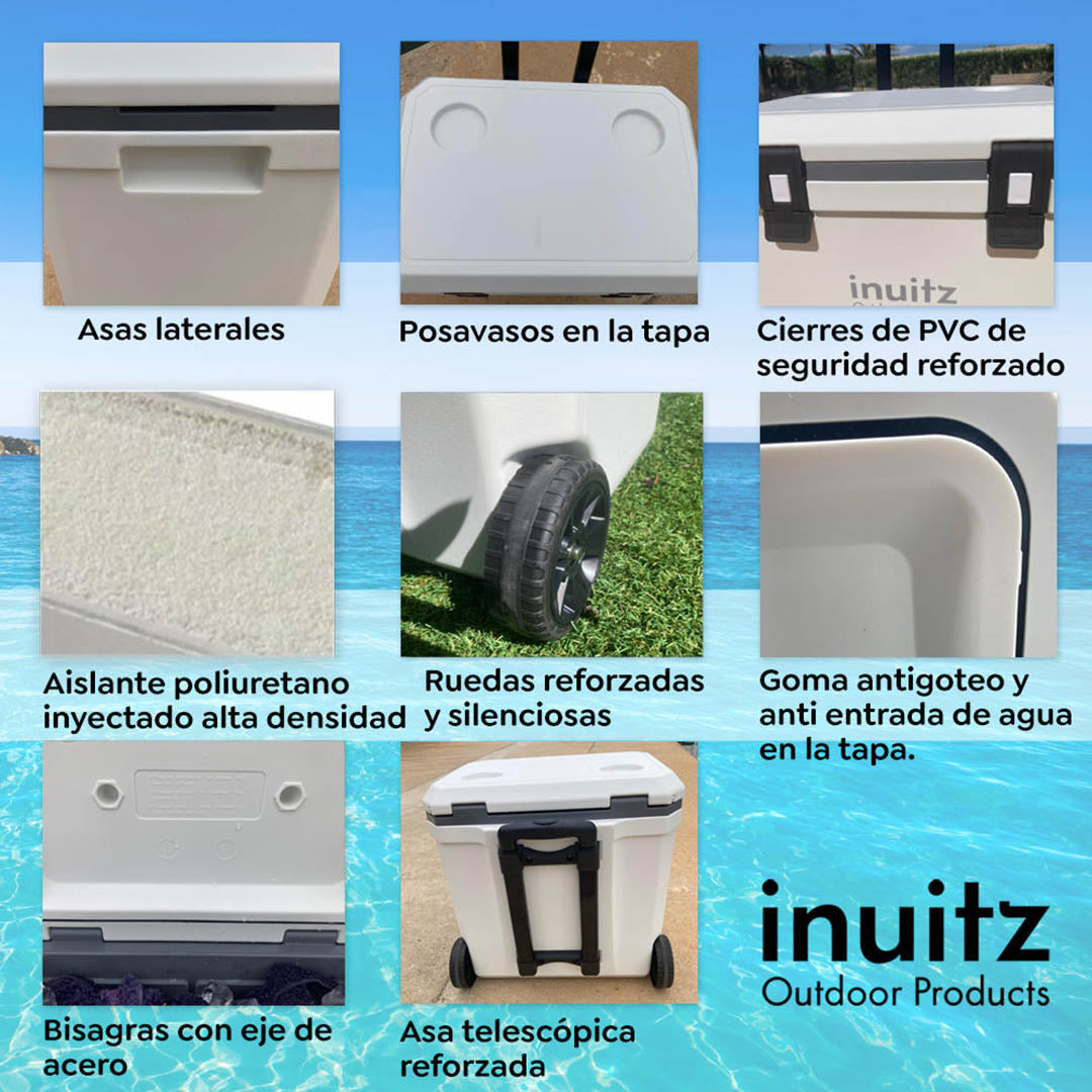 nevera portatil inuitz 34 litros marine detalles