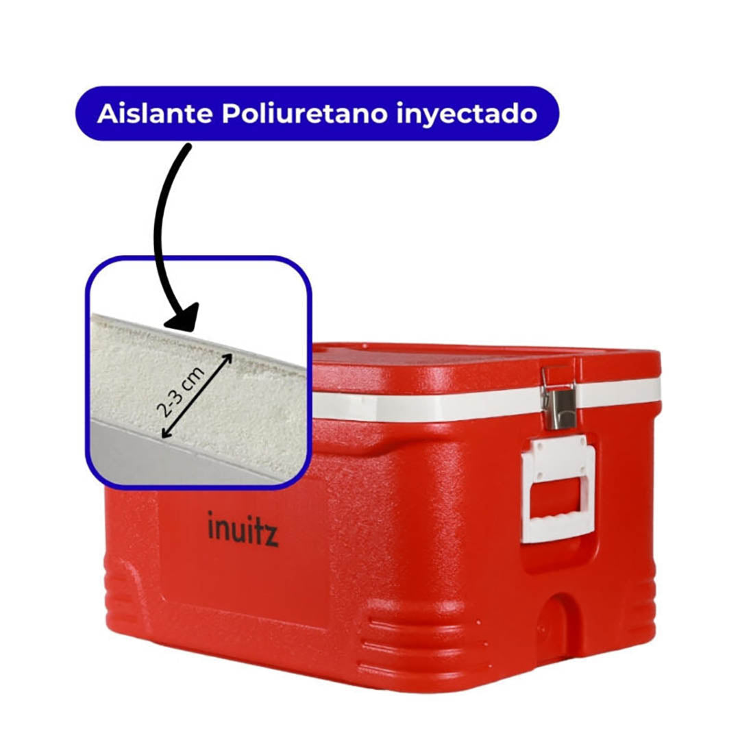 Nevera portátil Inuitz Red 48L