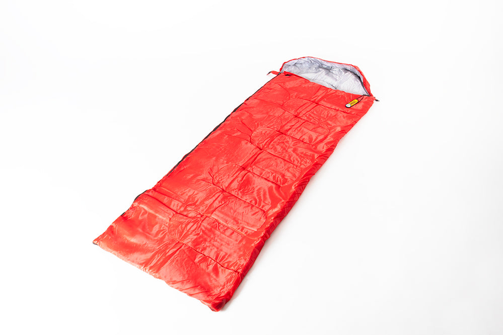 saco rojo abierto