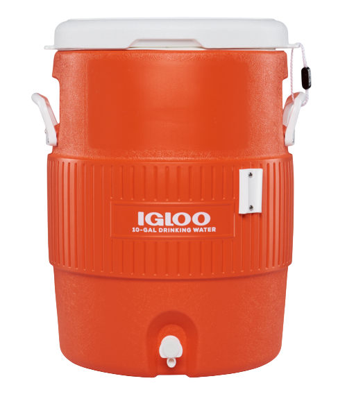 termo igloo hidratacion 38 litros frontal