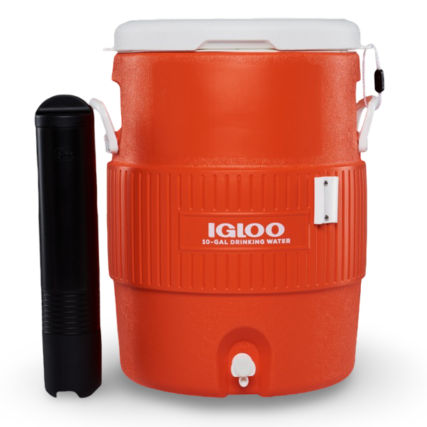 termo igloo hidratacion 38 litros frontal con porta vasos