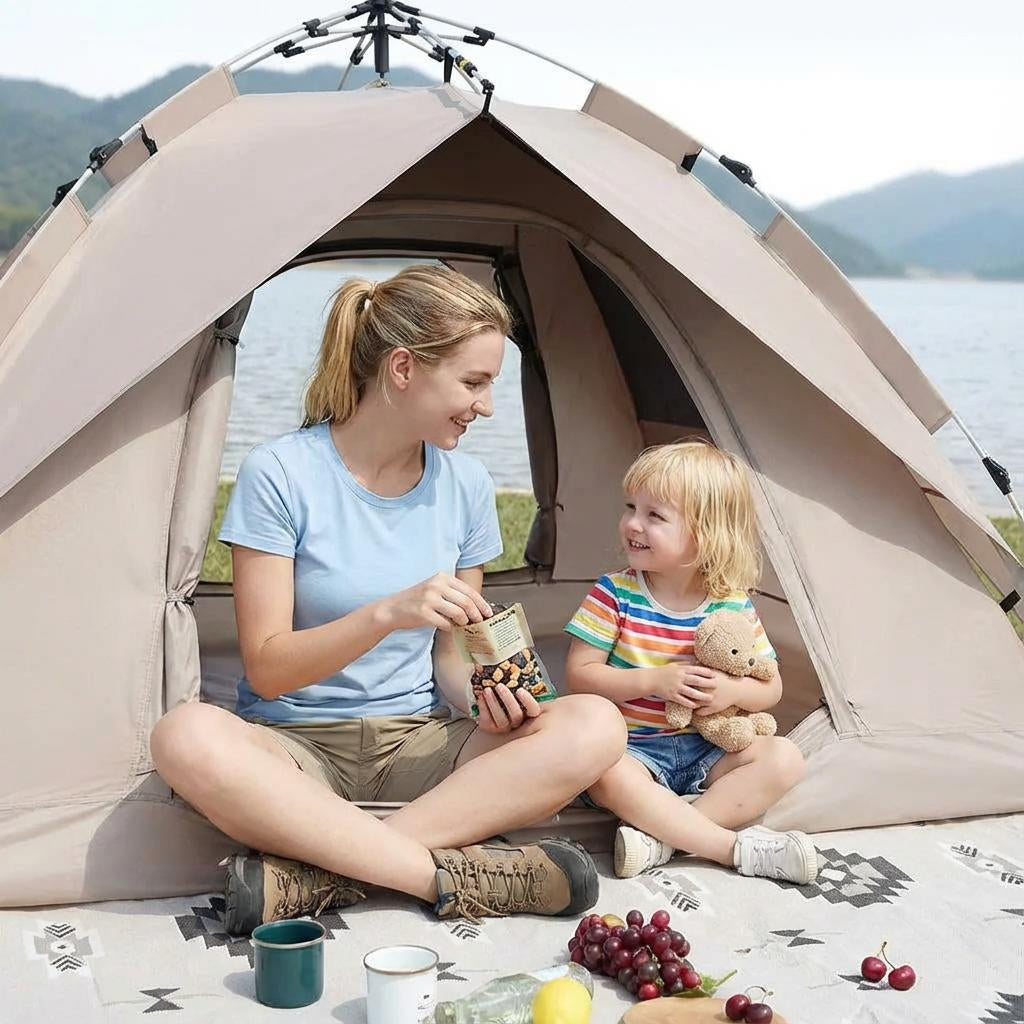 tienda de campaña inuitz para 3 personas montaje rapido