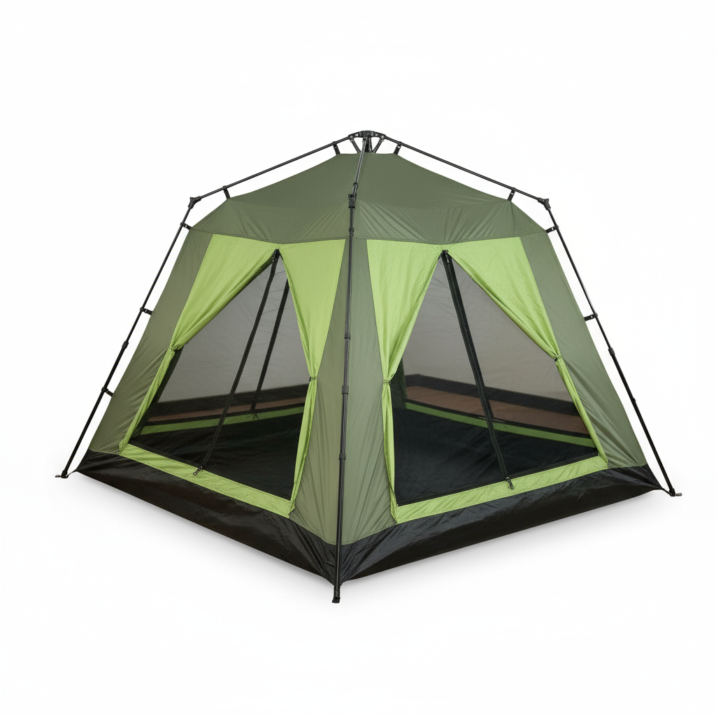 tienda de campaña inuitz verde para 3/4 personas