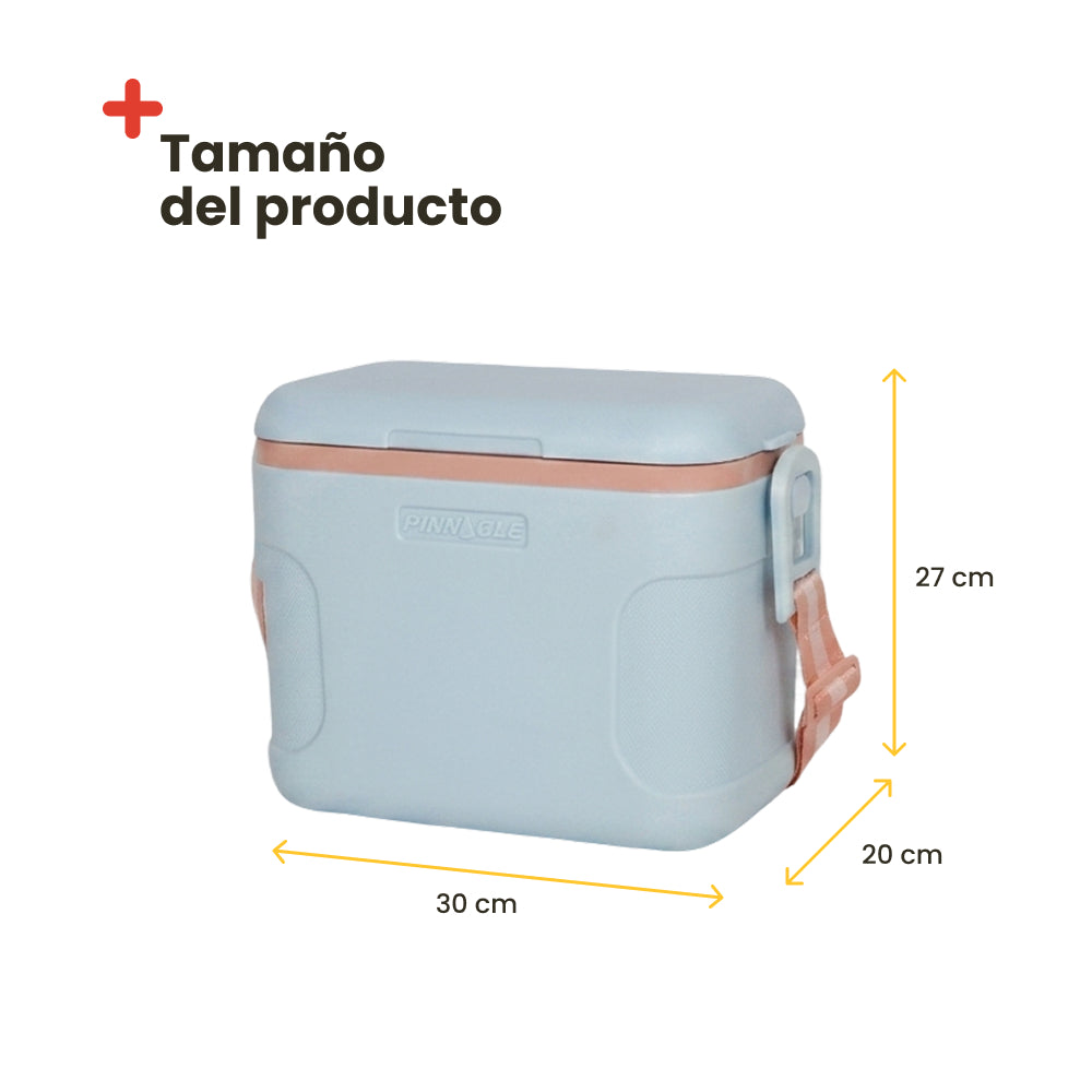 Nevera Portatil Retro Azul 8L