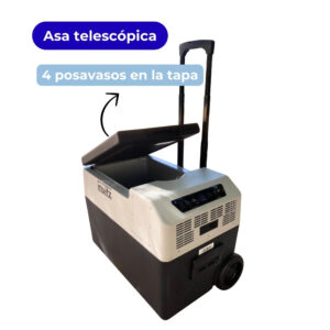 nevera/congelador 30l con asa telescopica 