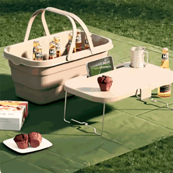 cesta para transporte picnic exterior