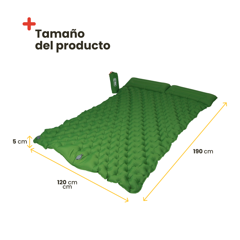 Colchón auto-inflable doble