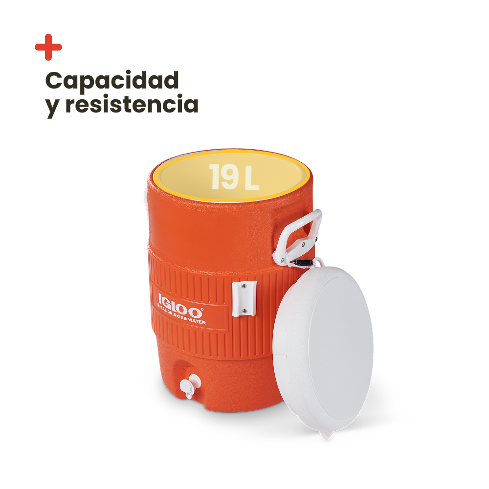 Termo IGLOO SEAT TOP 19L. Naranja