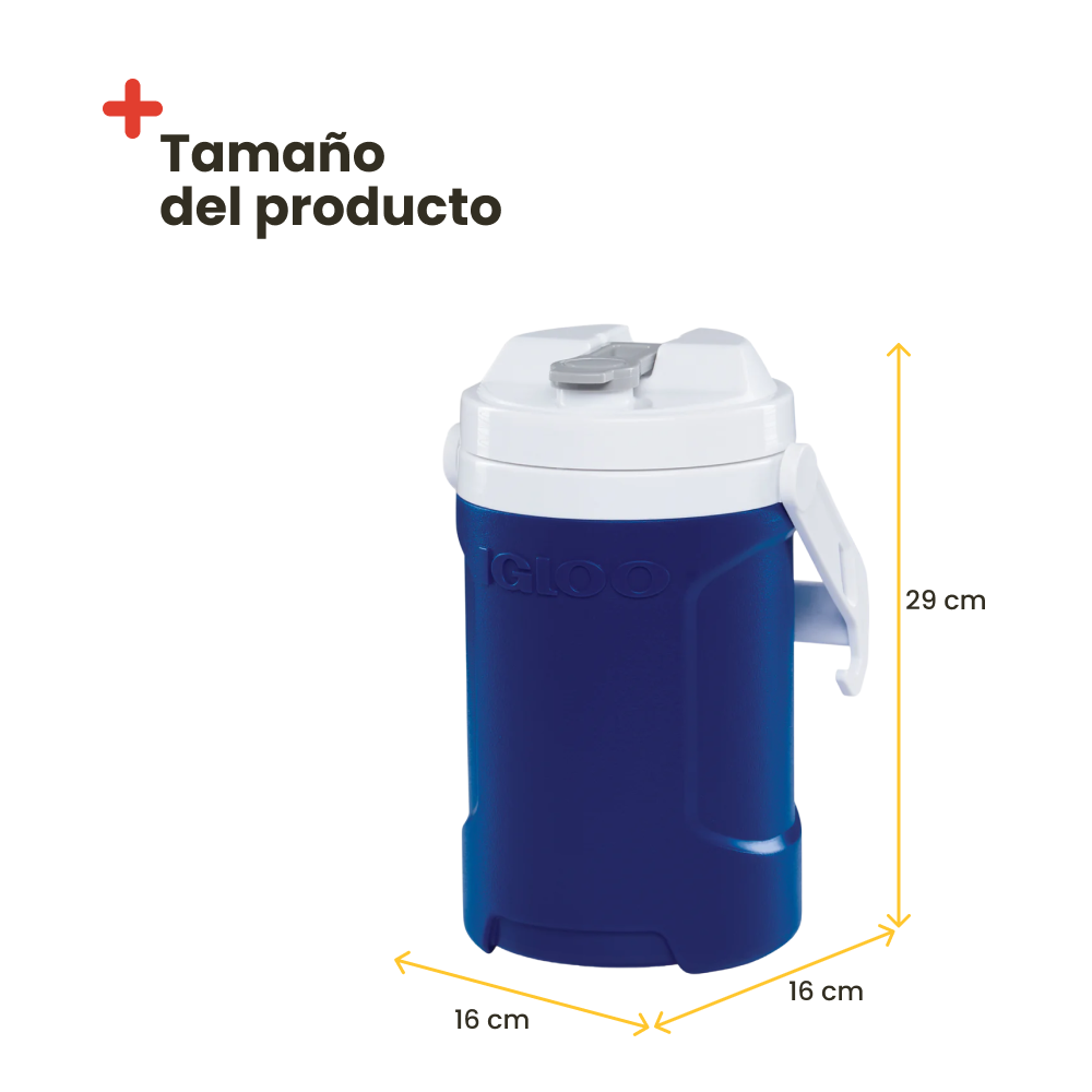 Termo Igloo Sport de 2 Litros Azul y Rojo