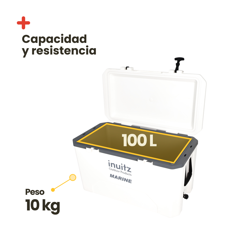 Nevera portátil Inuitz Marine. 100L