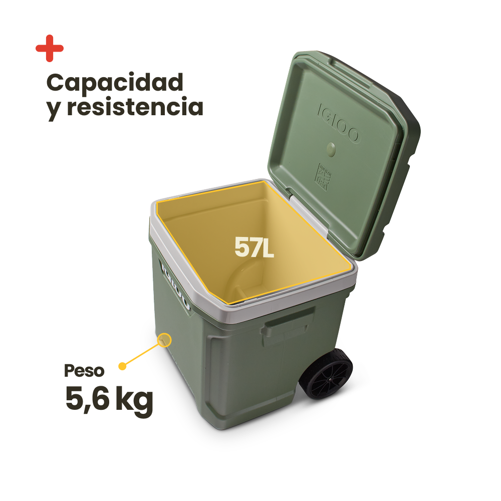 Igloo Nevera Portatil con Ruedas Profile 60 Ecocool