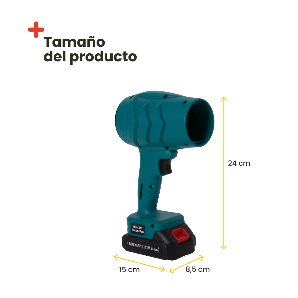 Turbo soplador-limpiador. Azul