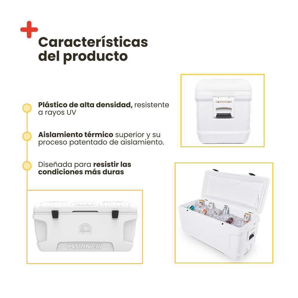 Nevera portátil Igloo Marine Contour 150. 142L