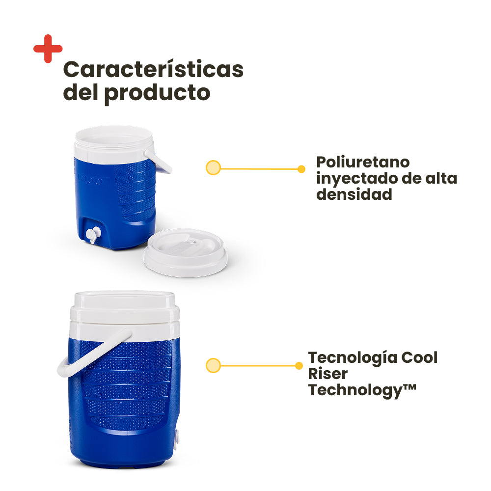 Termo Igloo Sport con capacidad 7,5L Azul