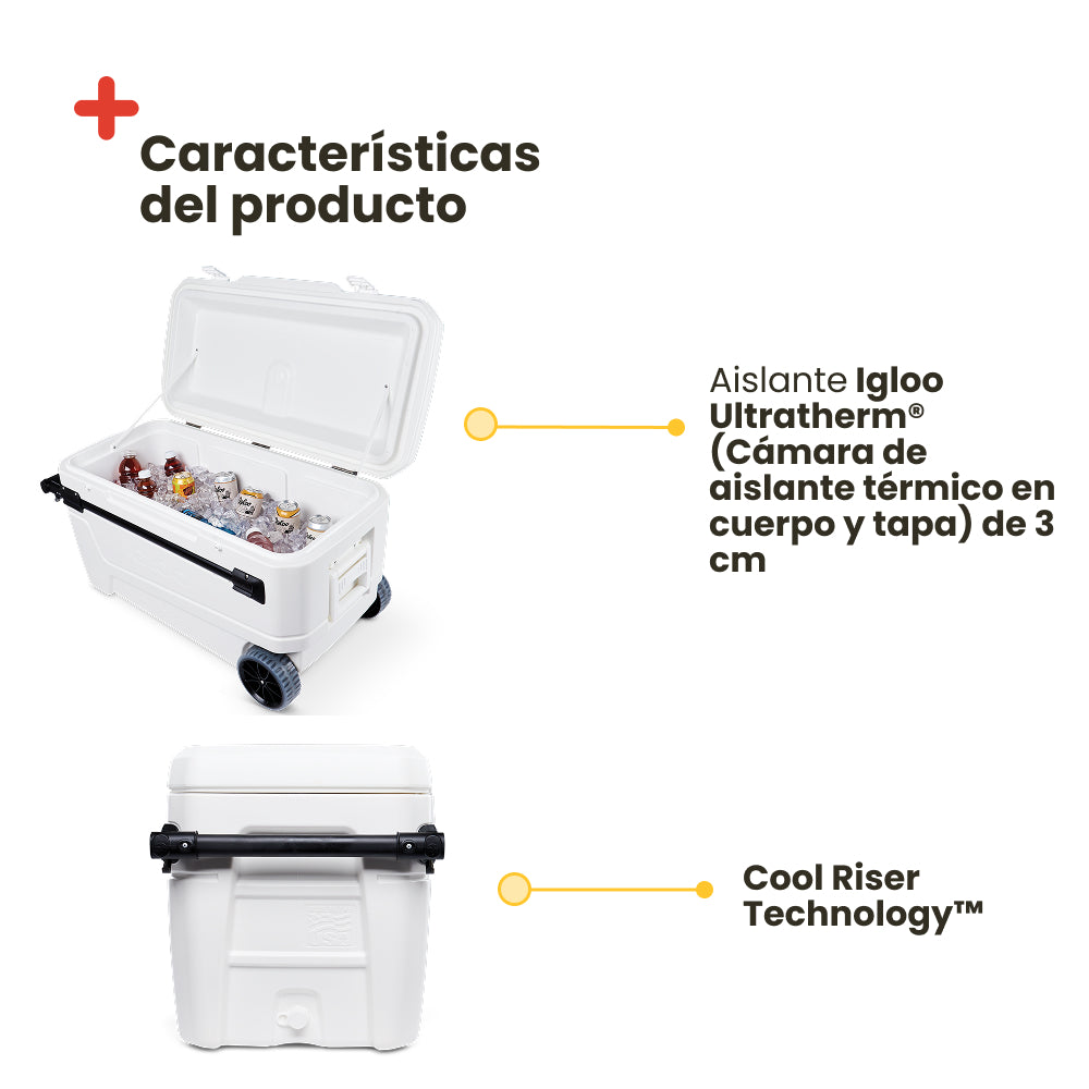 Nevera Portátil IGLOO GLIDE PRO 110