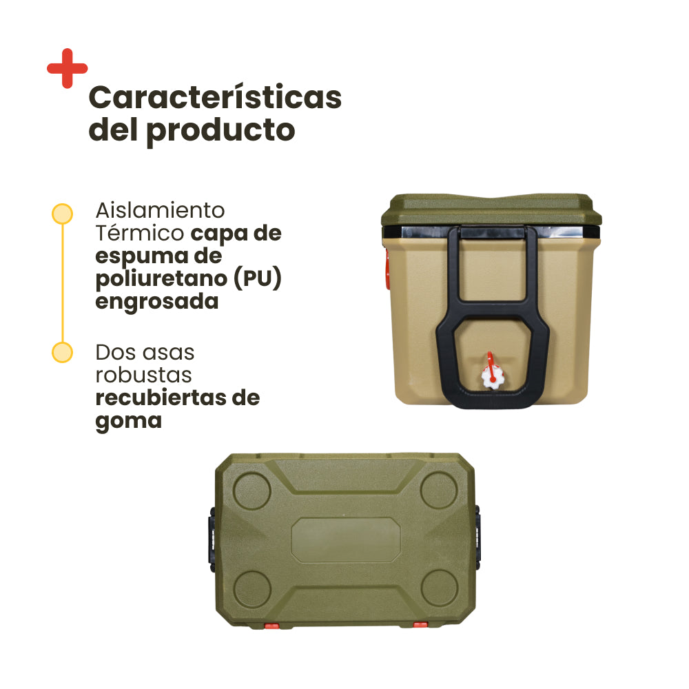 Nevera Portátil con Ruedas INUITZ Explorer 36 Litros Roller