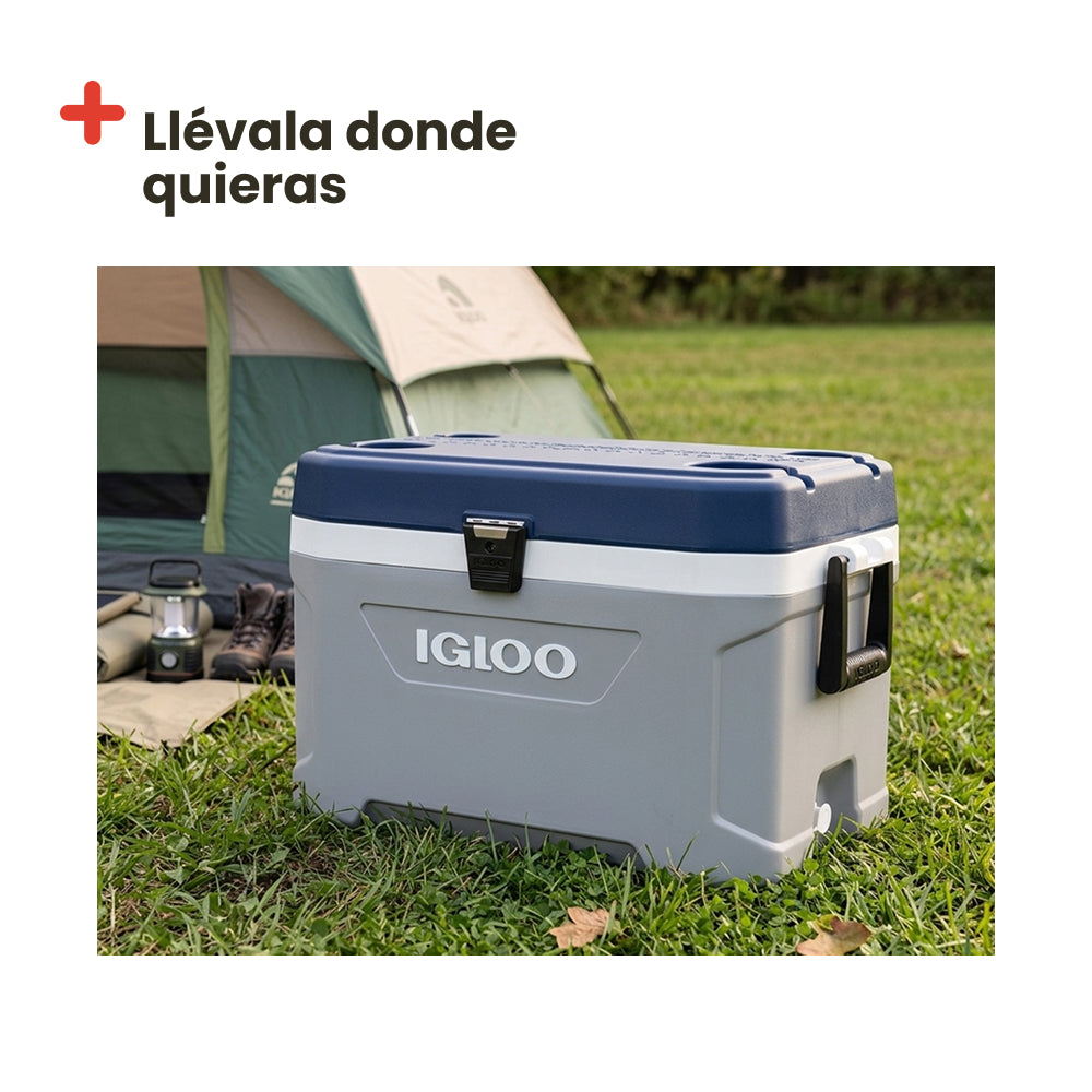 Nevera rígida portátil Igloo Latitude 54 Maxcold, 51 litros