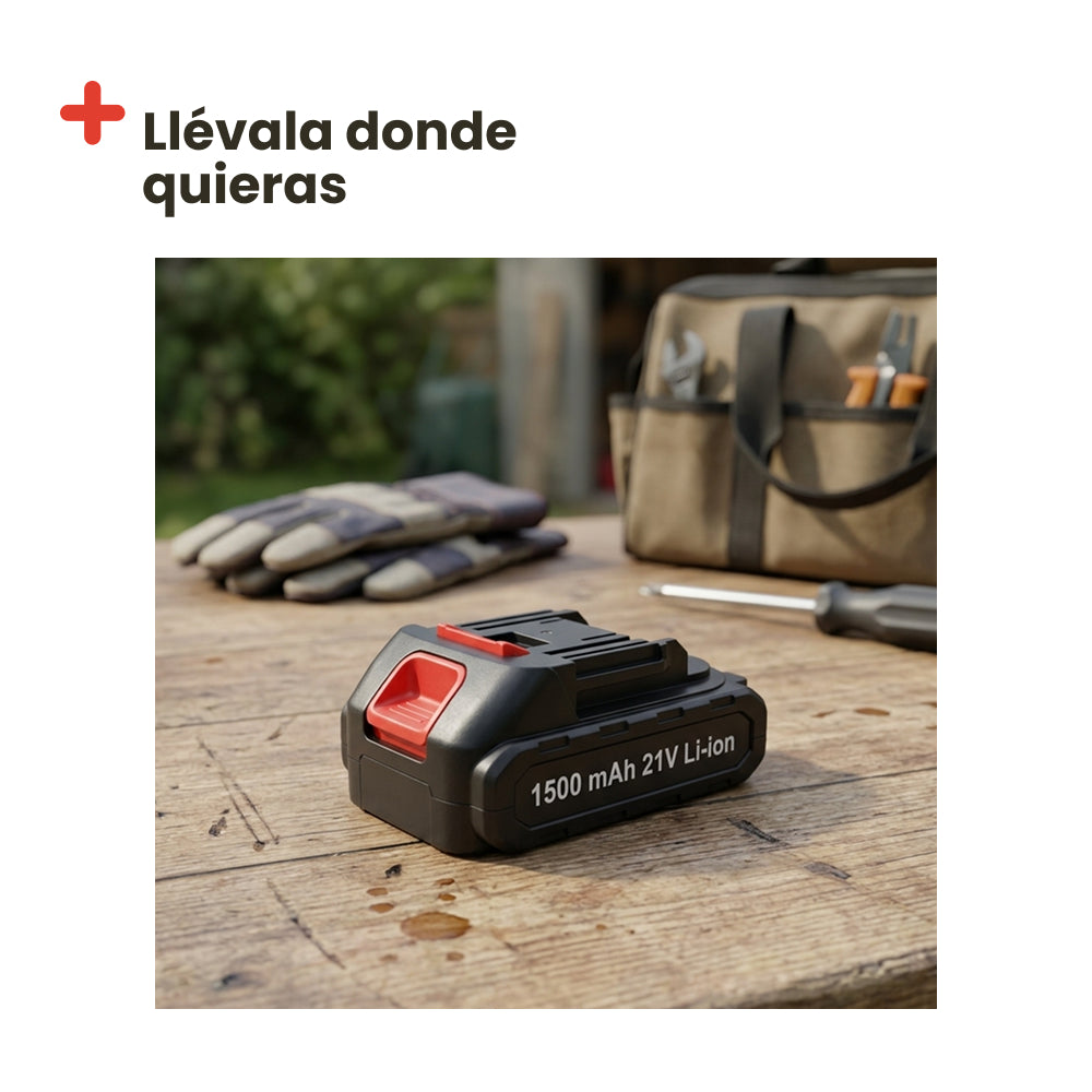 Bateria extra sopladores y sierra
