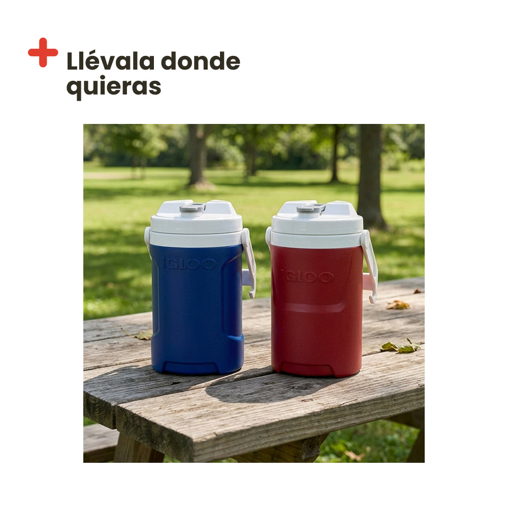 Termo Igloo Sport de 2 Litros Azul y Rojo