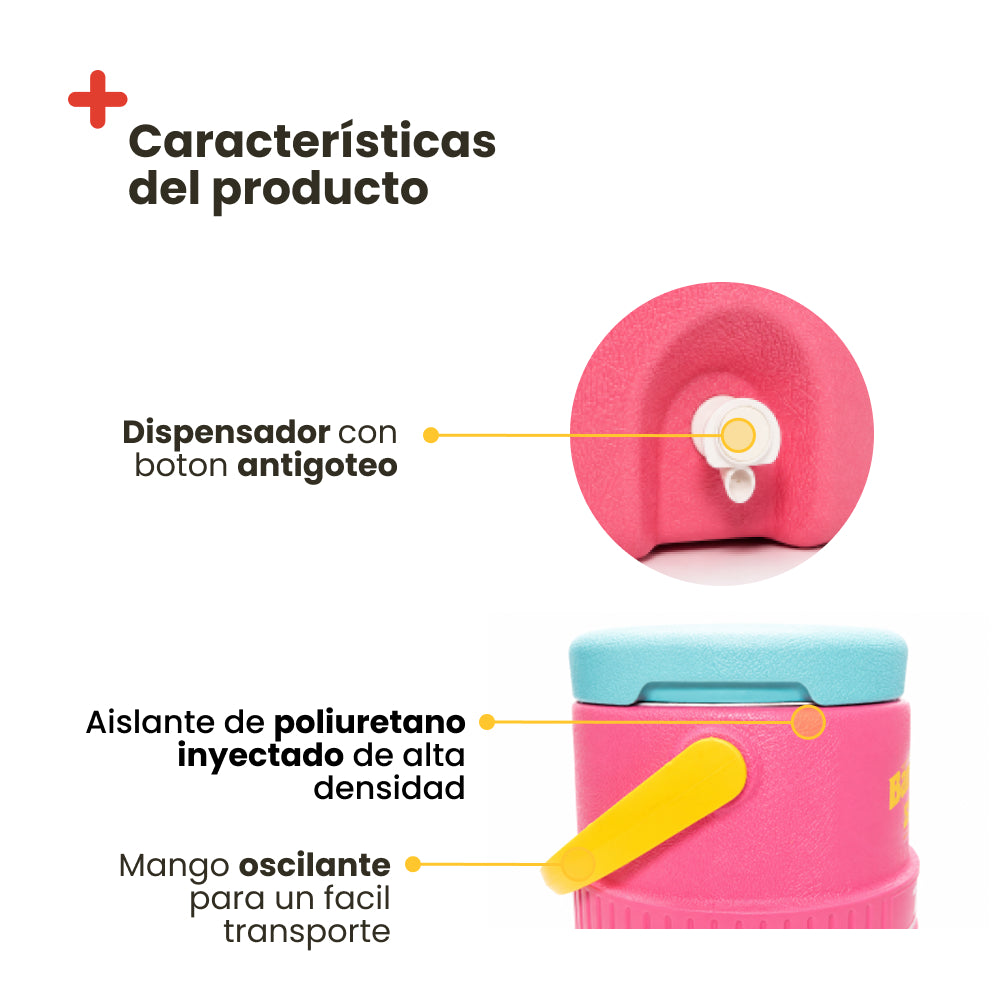 Termo Igloo Retro Rosa