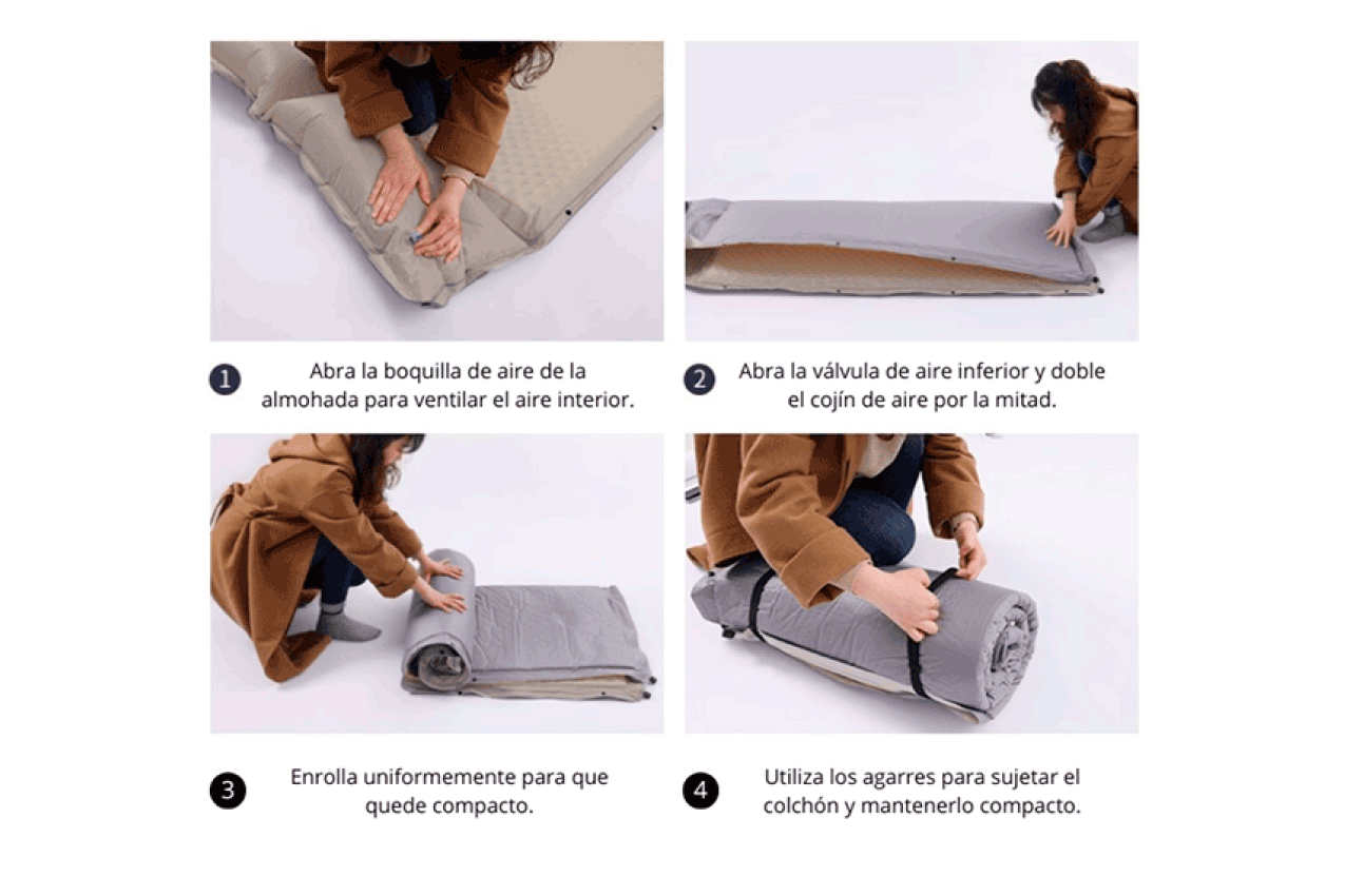 colchon autoinflable 2 plazas