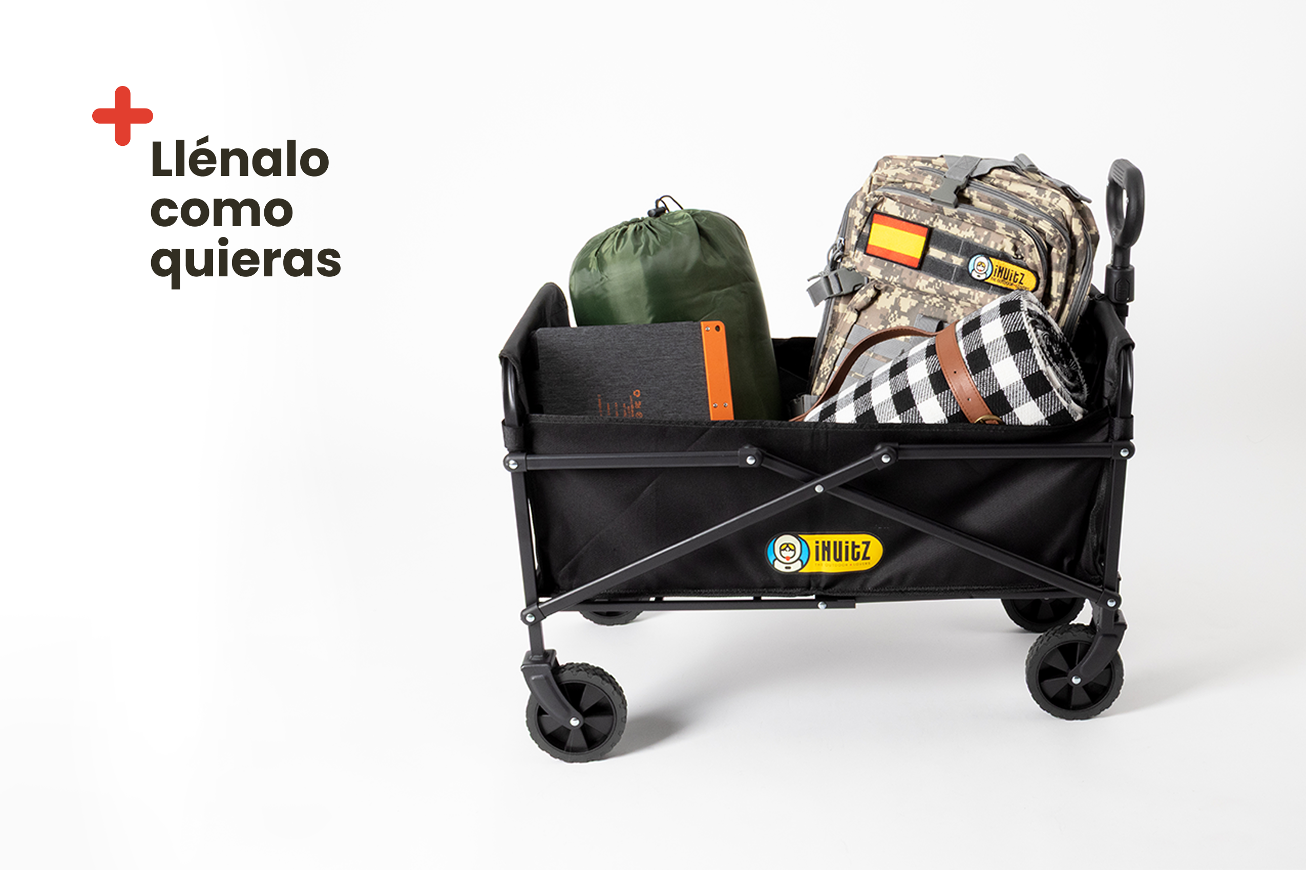 Carrito plegable de transporte 60L