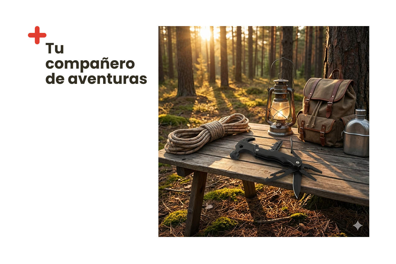 Multiherramienta de Camping portátil estilo de vida